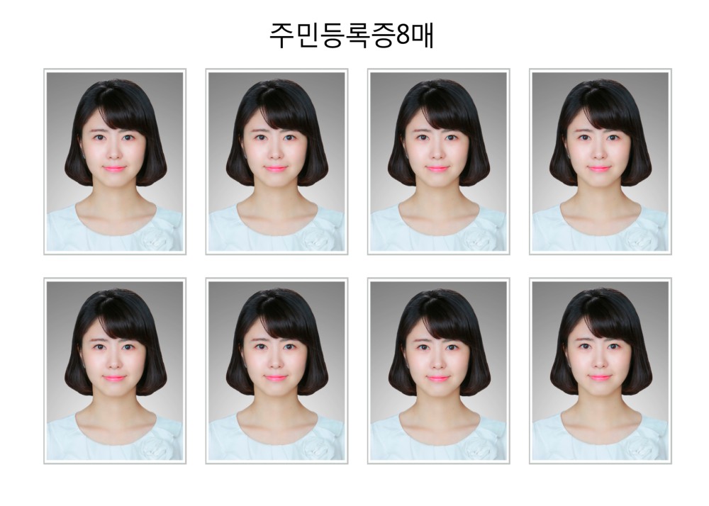 주민등록증 8매